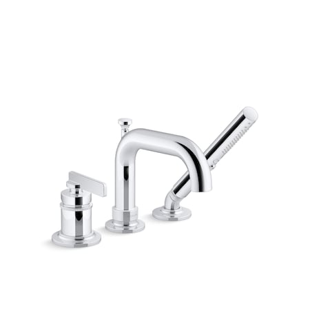 Kohler Deck-Mount Bath Faucet With Handshower in Polished Chrome 35913-4-CP